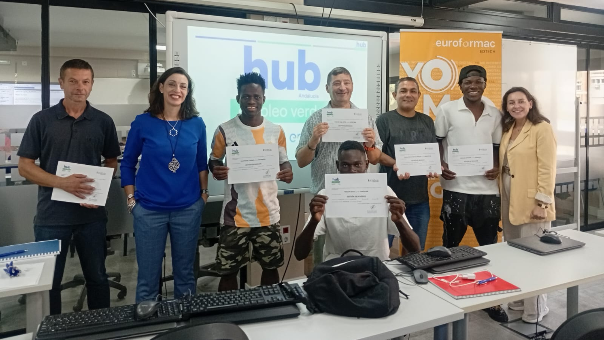 El Hub Empleo Verde en Andalucía de Fundación Endesa y Konecta Foundation ofrece nuevas oportunidades laborales a personas vulnerables de Málaga