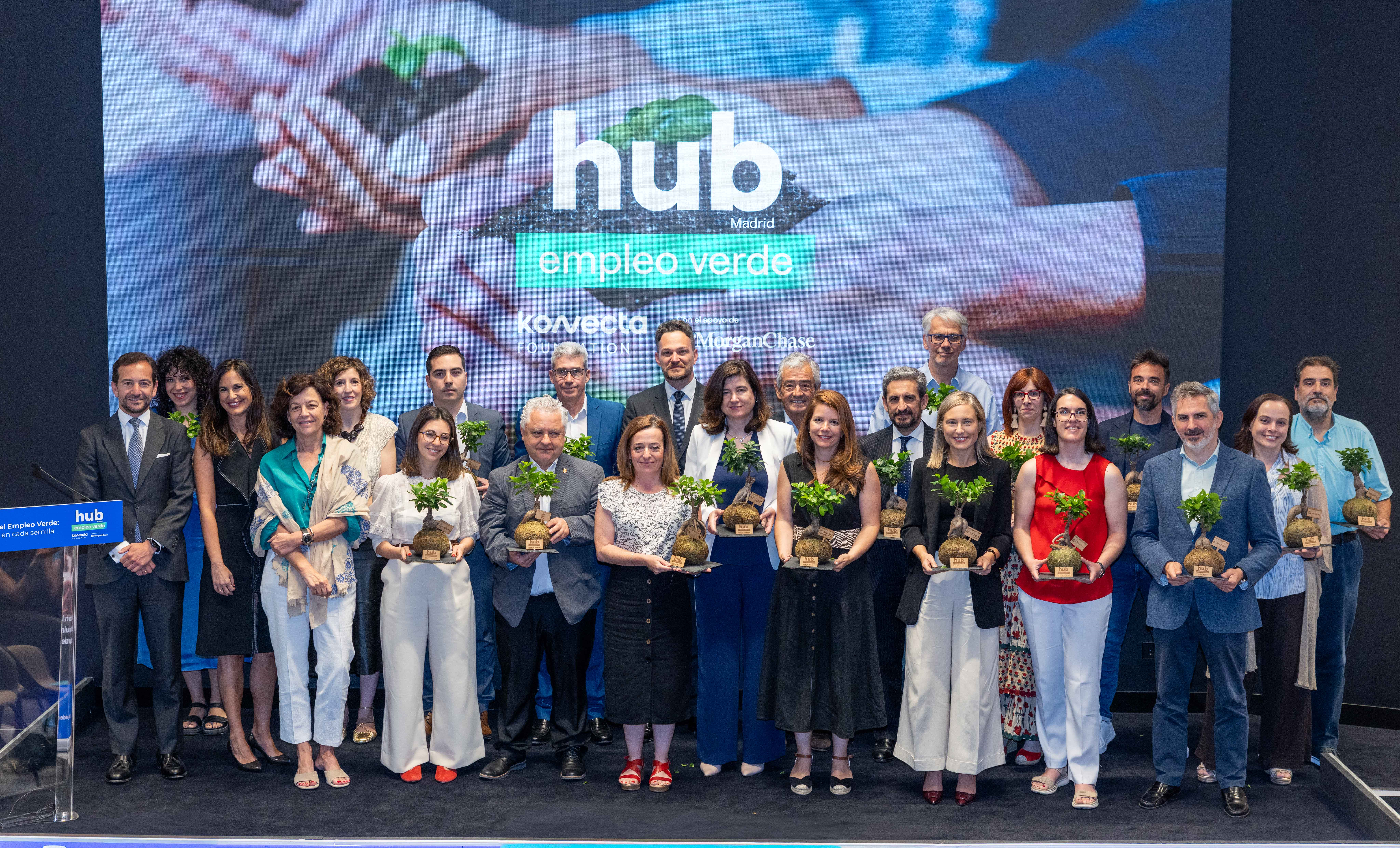 Konecta Foundation entrega los reconocimientos de su programa “Hub Empleo Verde” en Madrid, que lleva a cabo con el apoyo de JPMorganChase